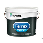 Краска Teknos Ferrex Aqua антикоррозийная белая 9 л - изображение