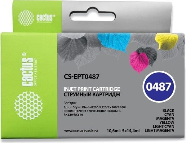 Картридж Cactus CS-EPT0487 .
