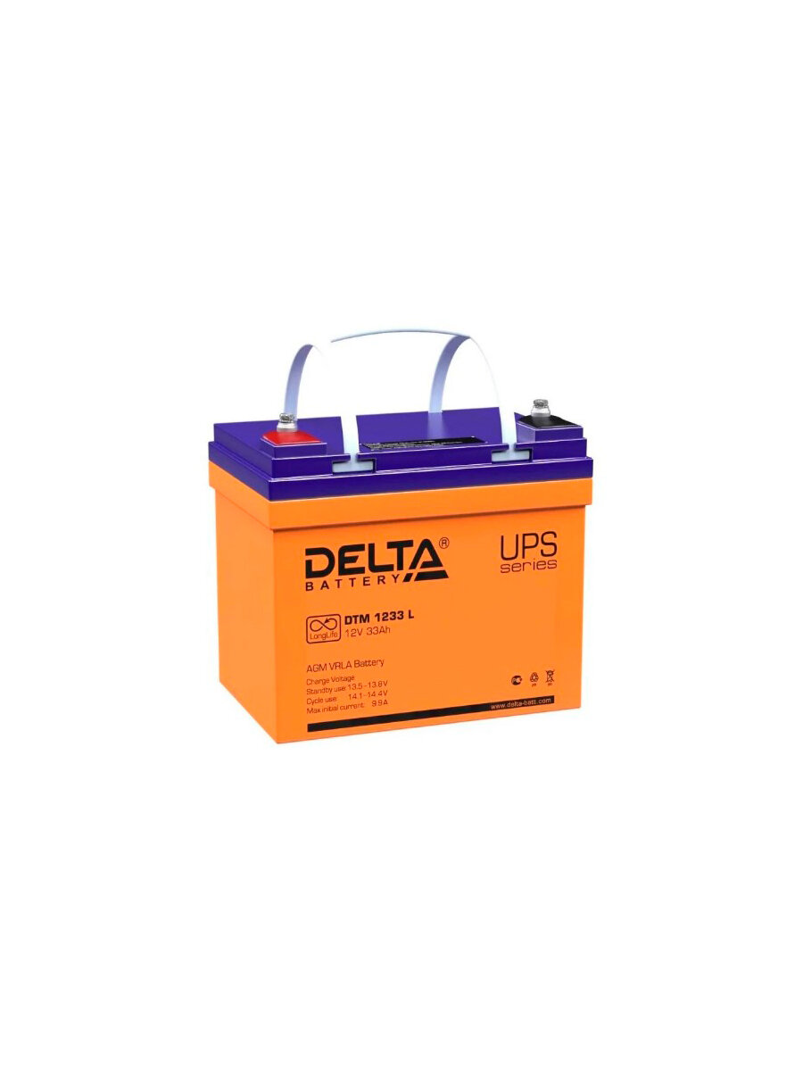 Аккумуляторная батарея DELTA Battery DTM 1233 L 12В 33 А·ч
