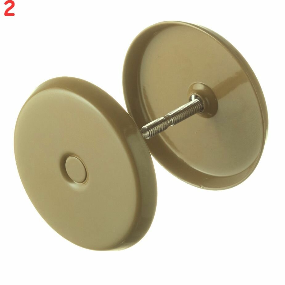 фото Заглушка декоративная круглая розетка (фисташка) (2 шт.)