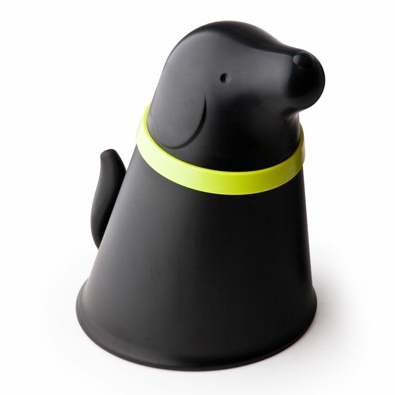 Контейнер + миска для собаки Pupp черная - фотография № 2
