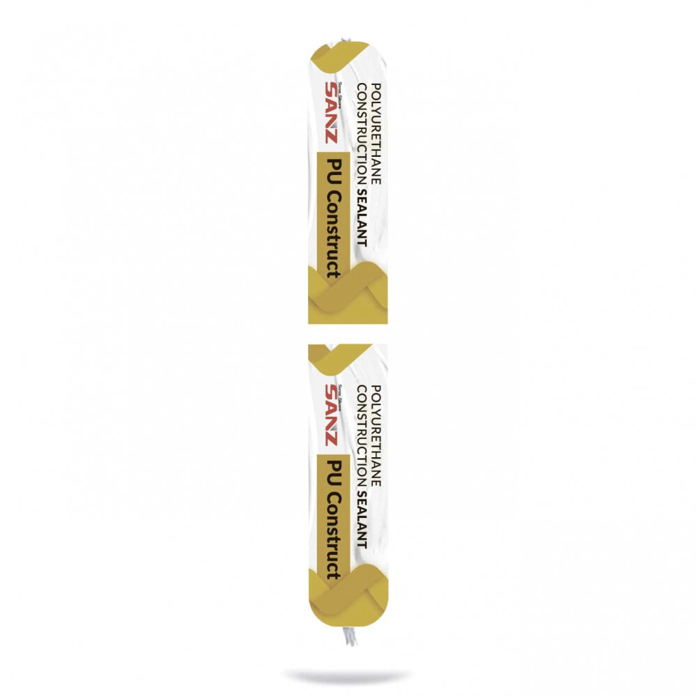 фото SANZ PU-40 Construct Полиуретановый высокомодульный герметик, черный, 600 мл PU-7479-B