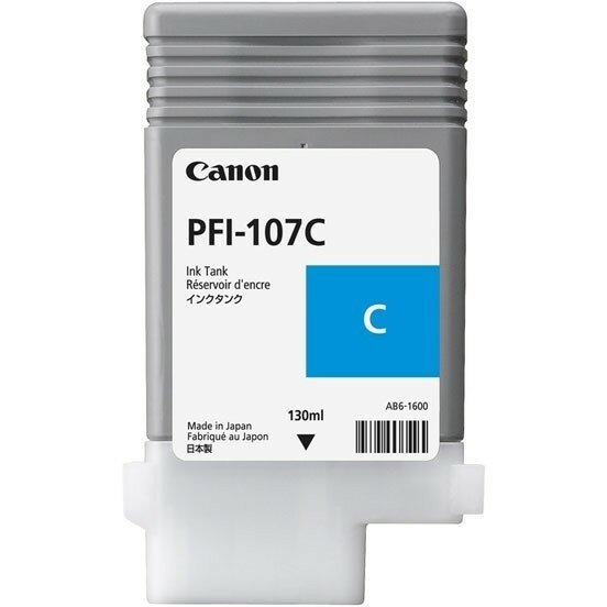 Картридж струйный Cactus CS-PFI107C синий (130мл) для Canon IP iPF670/iPF680/iPF685/iPF770/iPF780/iPF785/ CS-PFI107C