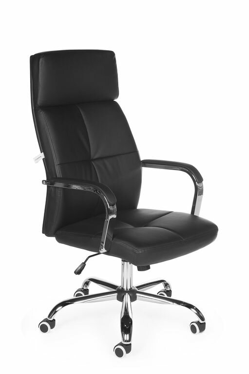 Компьютерное кресло для руководителя Norden Алекс / (black) черная экокожа