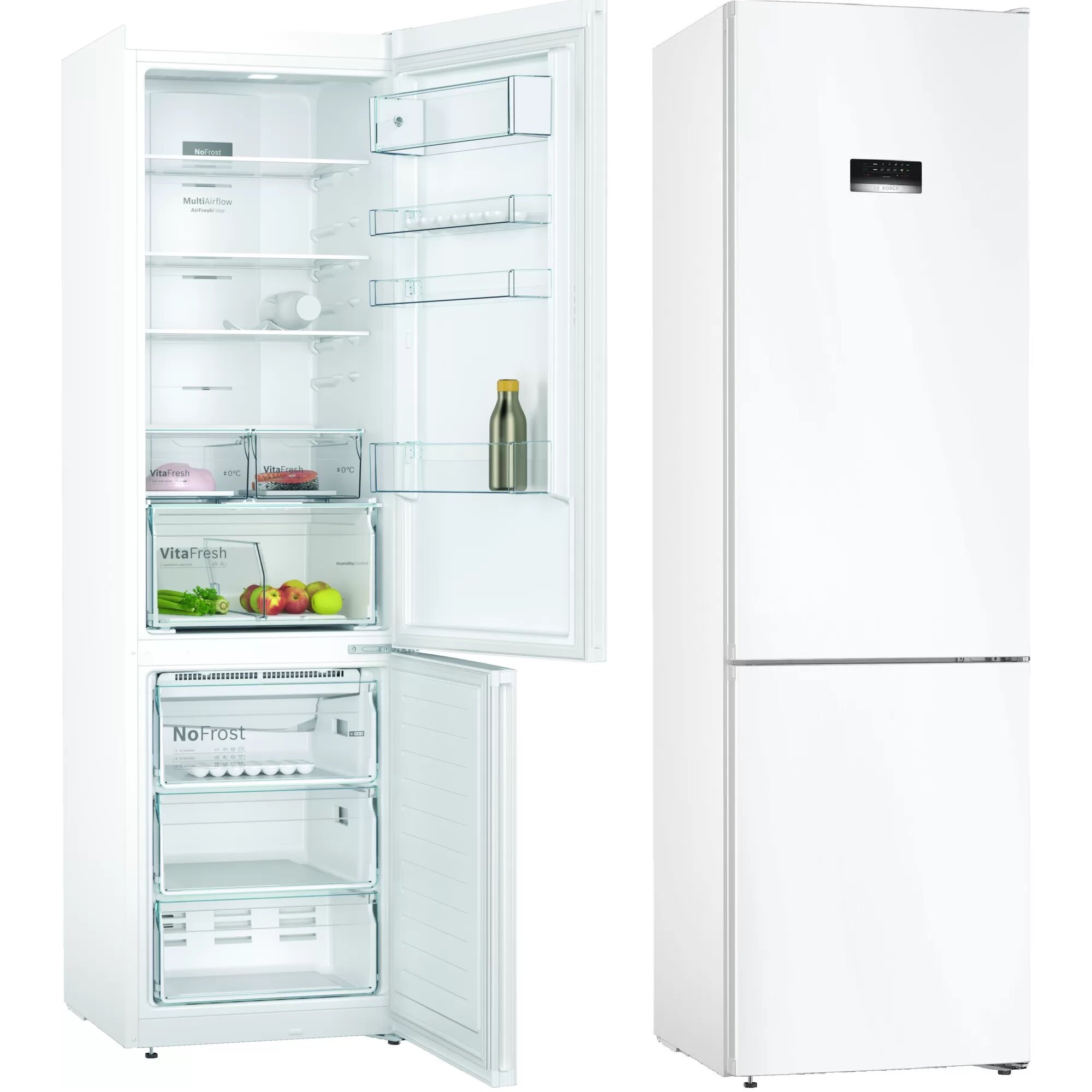 Холодильники с морозильной камерой Bosch KGN39XW27R