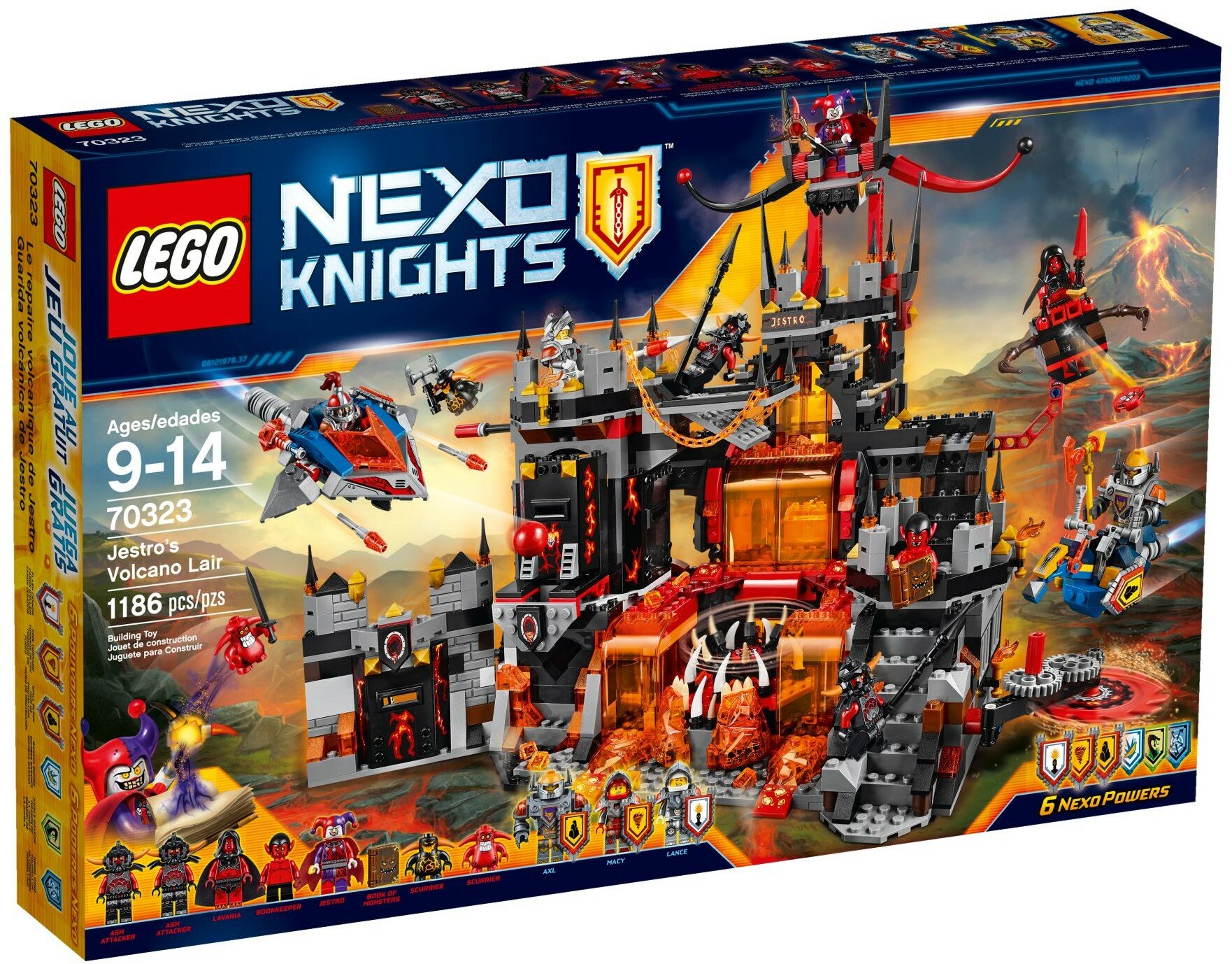 Lego 70323 Nexo Knights Логово Джестро