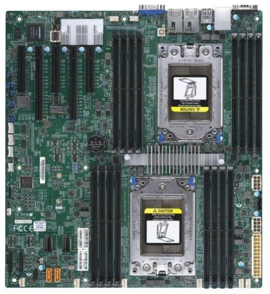 Материнская плата Supermicro MBD-H11DSI-B Socket SP3 System on Chip (SoC) 16xDDR4 2xPCI-E 16x 3xPCI-E 8x 10 EATX OEM