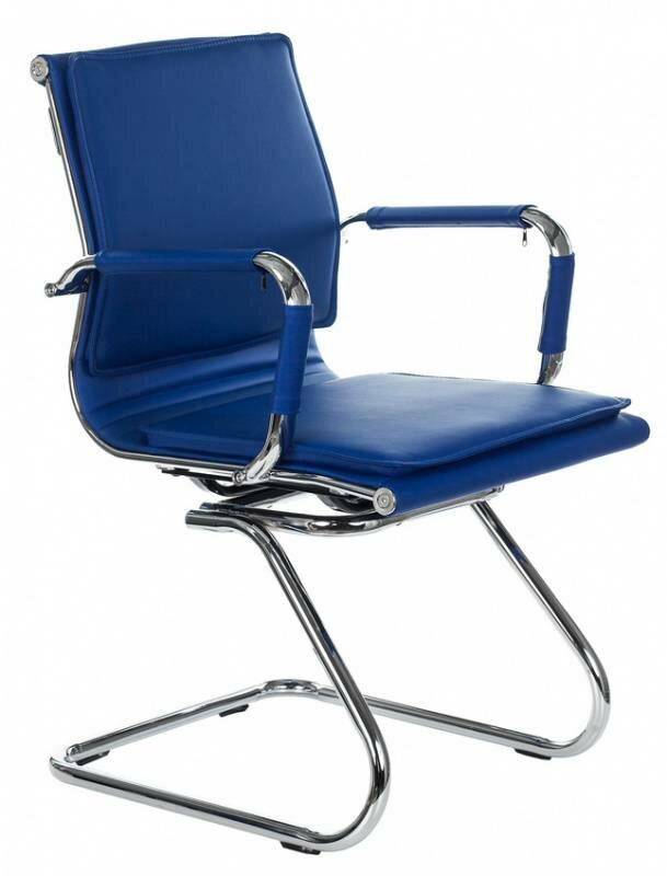 Кресло Бюрократ CH-993-Low-V, обивка: эко.кожа, цвет: синий