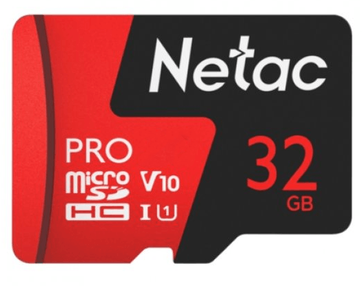 Карта памяти 32Gb MicroSD Netac P500 Extreme Pro, Retail version card only (NT02P500PRO-032G-S)