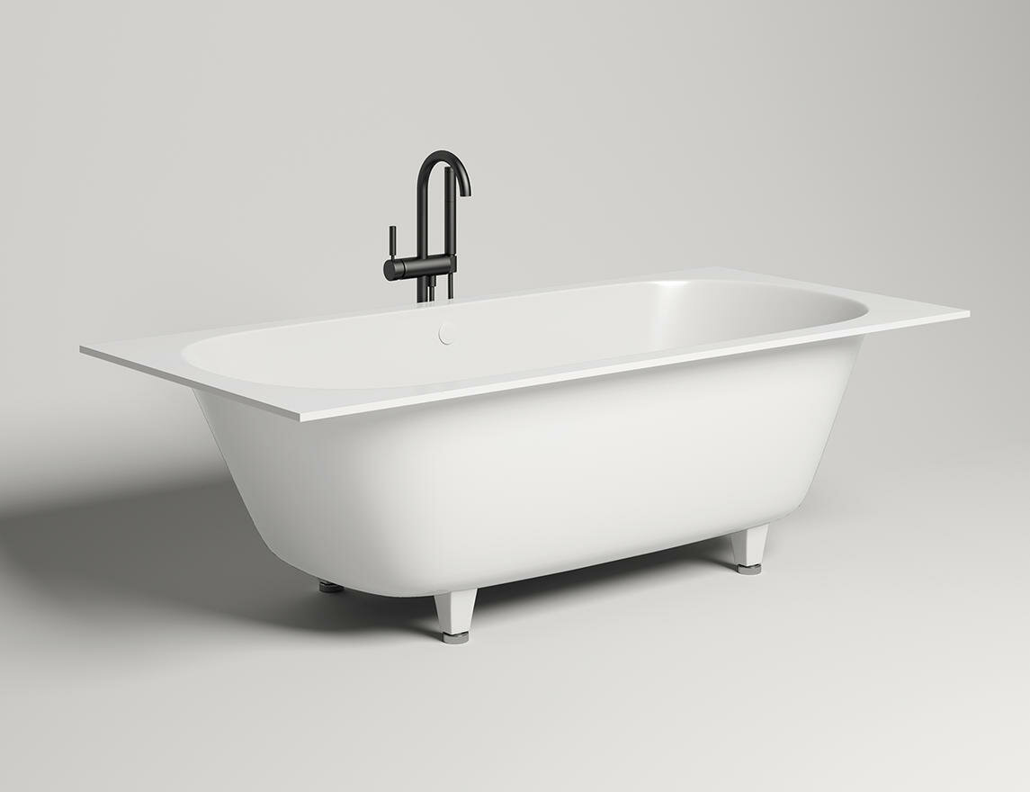 Ванна Salini S.R.L. Ornella Axis S-Stone 190х90 103422M белая матовая, встраиваемая