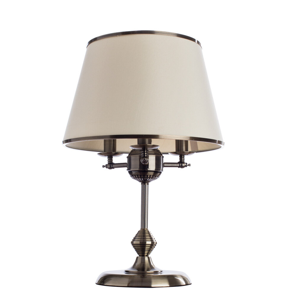 Настольная лампа Arte Lamp ALICE A3579LT-3AB, Бронза, E14