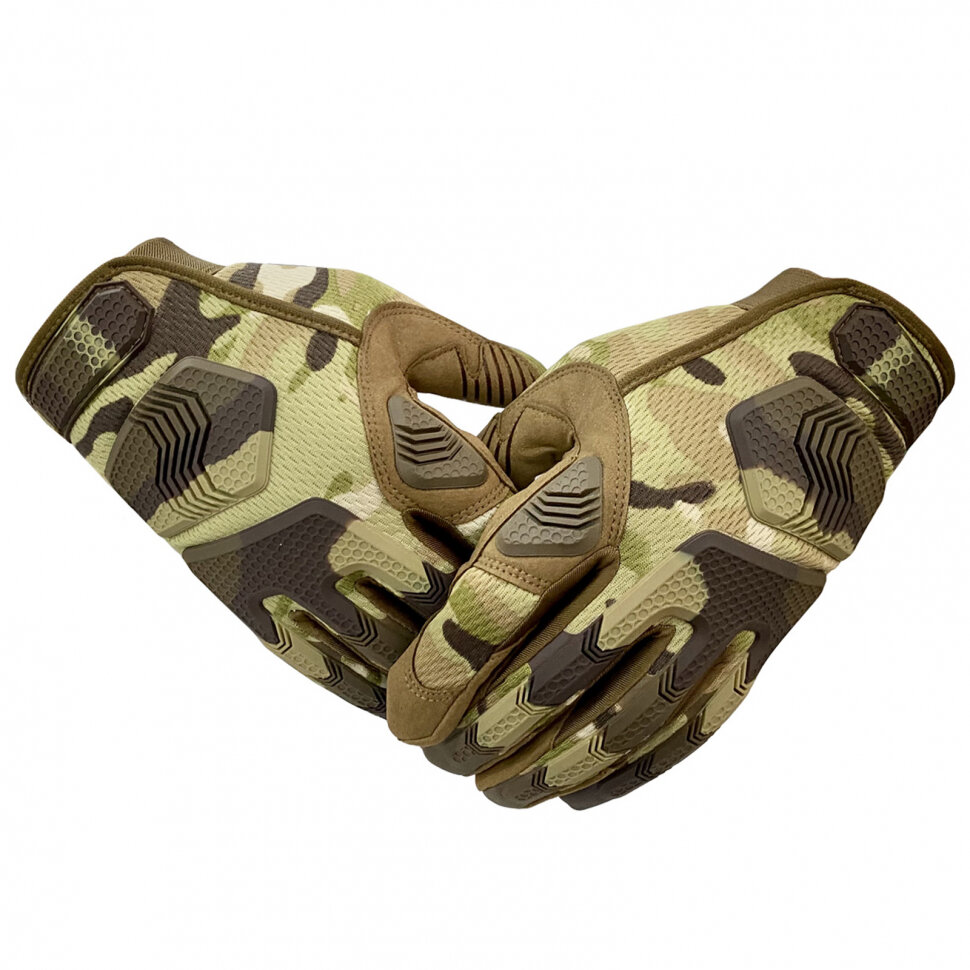 Тактические перчатки (камуфляж) L (22 см)