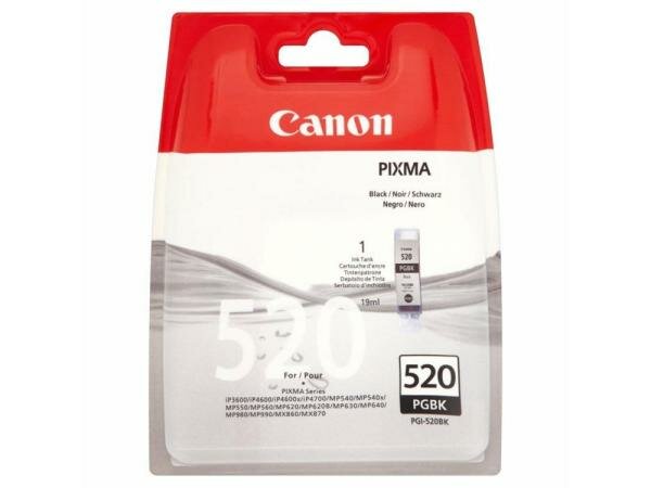  Canon PGI-520BK  PIXMA iP3600 iP4600 MP540 MP620 MP630 MP980   