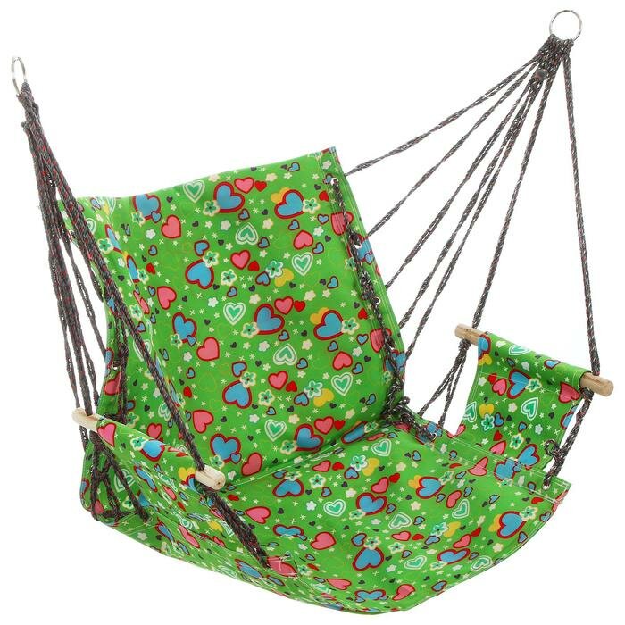 Гамак-кресло подвесное, цвета микс - фотография № 8