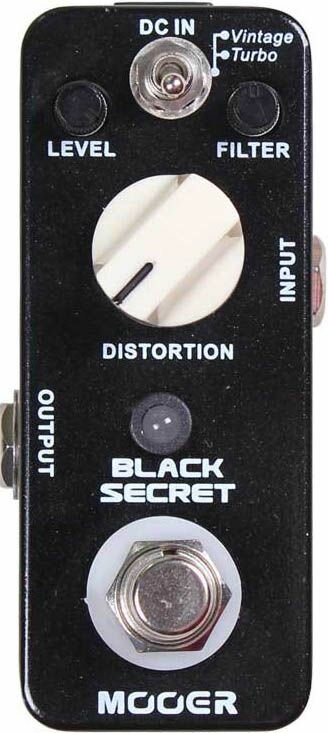 Гитарная педаль Distortion Mooer Black Secret