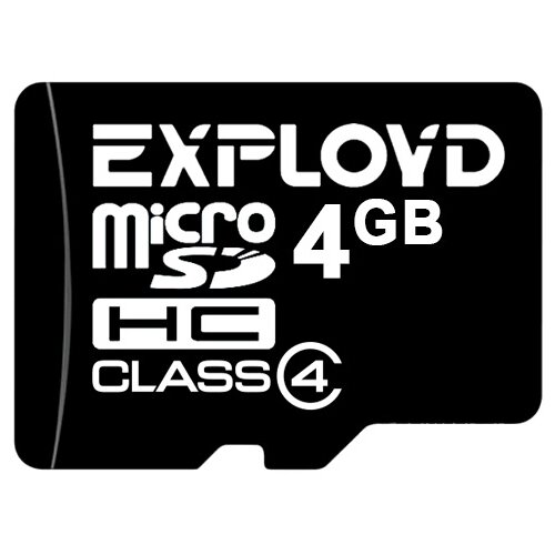 Карта памяти EXPLOYD microSDHC Class 4 4GB