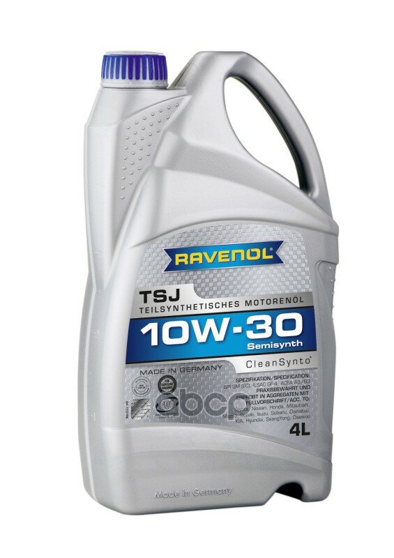 Ravenol^4014835724099 Масло Моторное Ravenol Tsj Sae 10w30 ( 4л) New Ravenol арт. 4014835724099