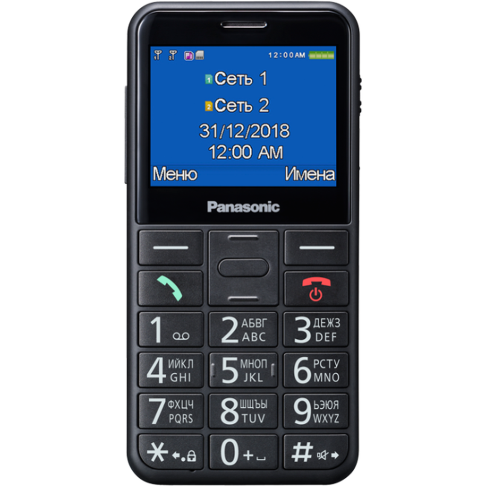 Сотовый телефон Panasonic KX-TU150RU черный