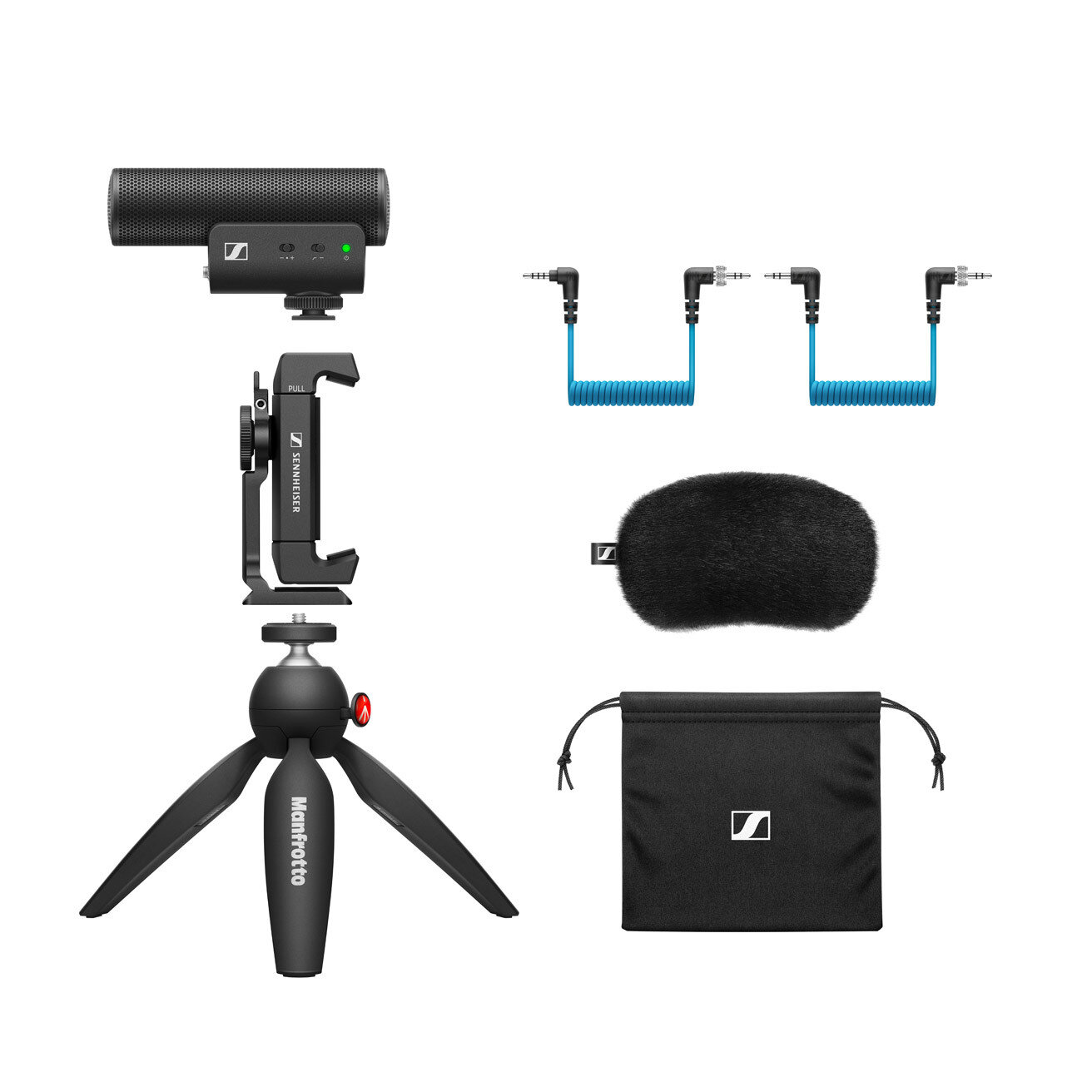 Микрофон Sennheiser MKE 400 Mobile Kit, черный [509257] - фото №2