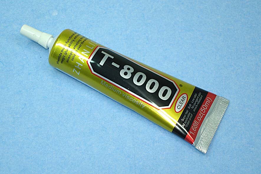 фото Клей Zhanlida T-8000 прозрачный 50мл