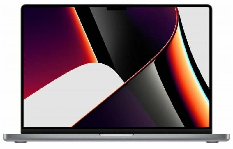 Ноутбук Apple Macbook Pro 16 (2021) 3456×2234, Apple M1 Pro, RAM 16 ГБ, SSD 1 ТБ, Apple graphics 16-core, macOS, MK193, серый космос, английская раскладка