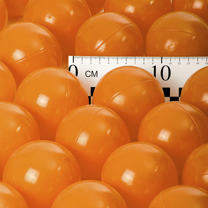 Набор шариков BabyStyle (оранжевый, 120 шт/d 8 см) 2-265-2022 - фотография № 2