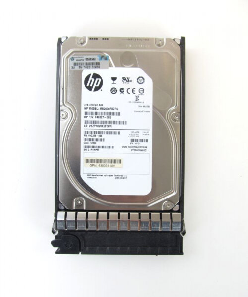 Для серверов HP Жесткий диск HP 602119-001 2Tb SAS 3,5" HDD