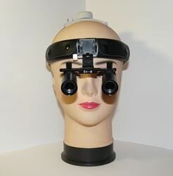 Бинокулярная лупа хирургическая на шлеме Magnifier QC Optic x60-420H