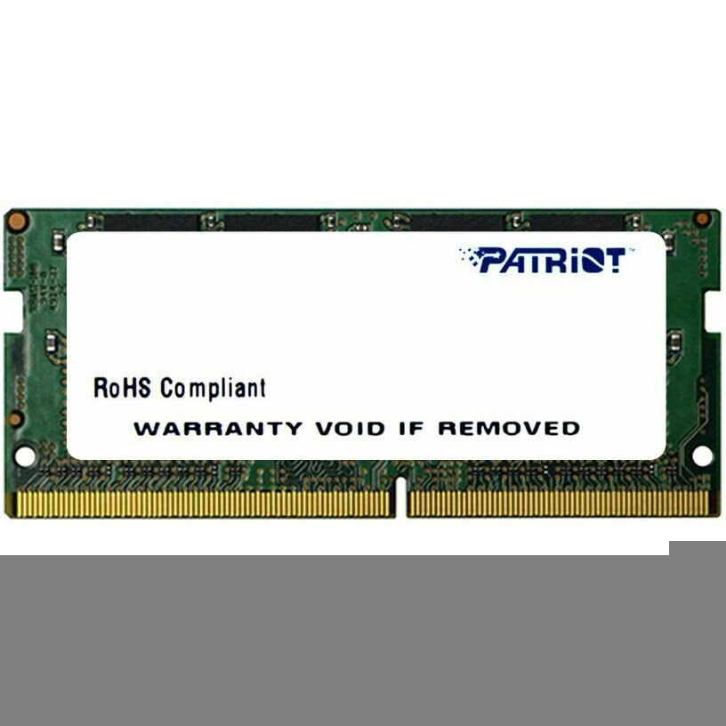 Оперативная память 16Gb DDR4 2400MHz Patriot SO-DIMM (PSD416G24002S)