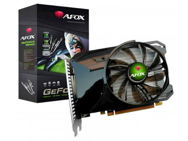 Видеокарта Afox Geforce GT740 LP Single Fan 2GB 1058Mhz PCI-E 2048Mb 5000Mhz 128 bit VGA DVI HDMI AF740-2048D5L4