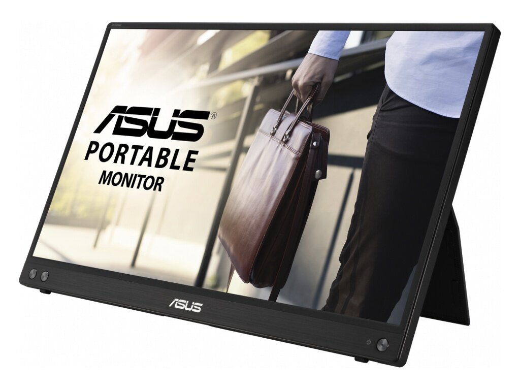 15.6" Монитор ASUS ZenScreen MB16ACV, 1920x1080, 60 Гц, IPS, темно-серый/черный