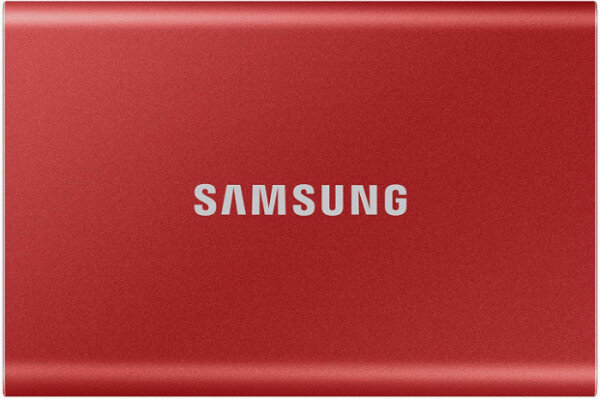 Внешний твердотельный накопитель Samsung SSD T7 External 2Tb (2048GB) RED TOUCH MU-PC2T0R/WW