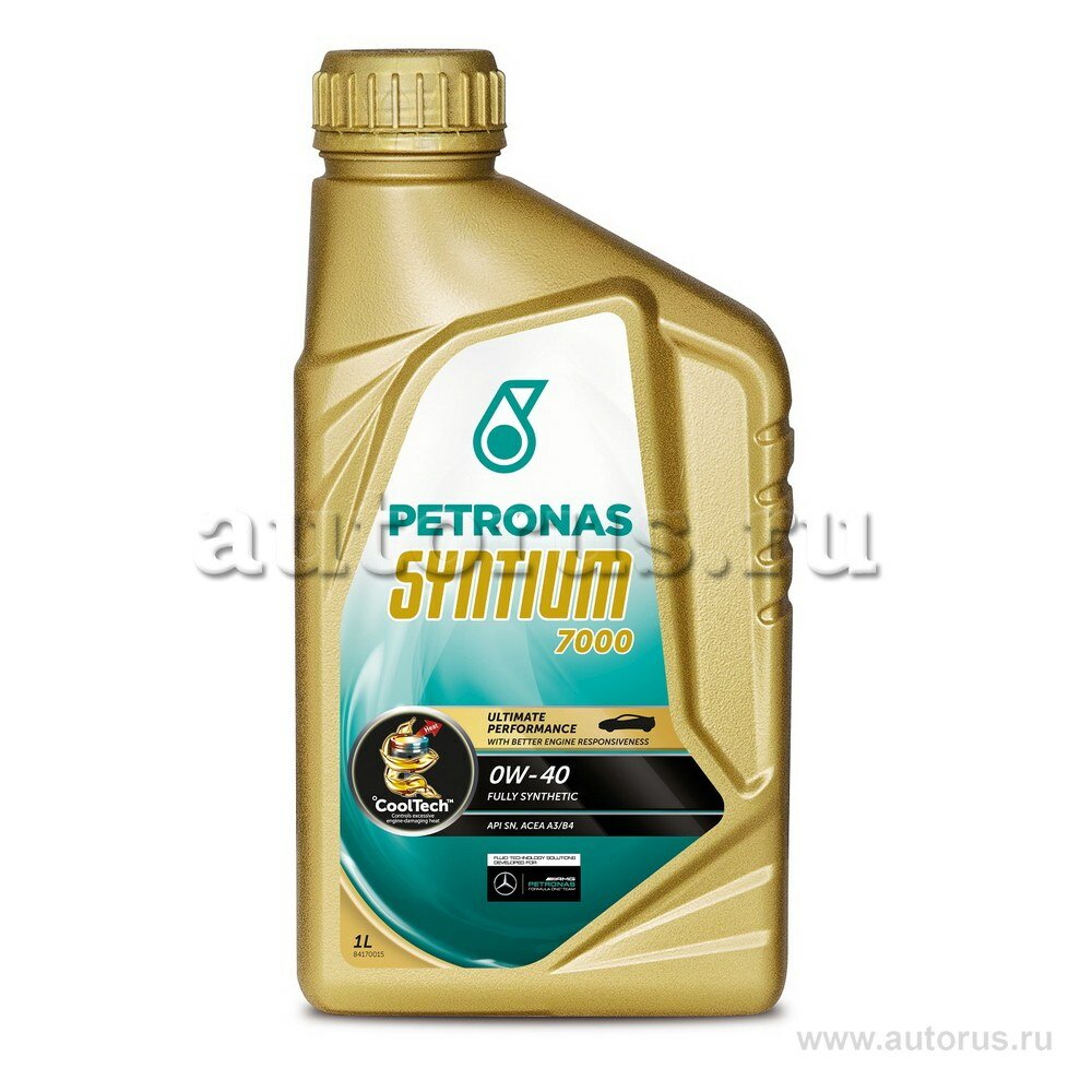 Масло моторное petronas syntium 7000 0w-40 синтетическое 1 л 18381619