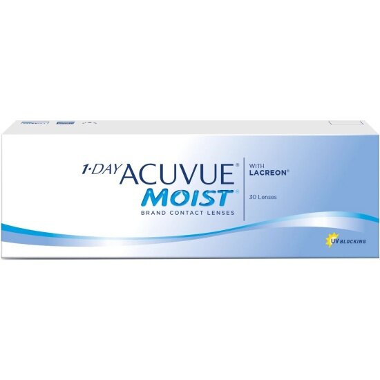 Контактные линзы Acuvue Johnson & Johnson 1-Day Moist (30 шт / 9 / -3.00)