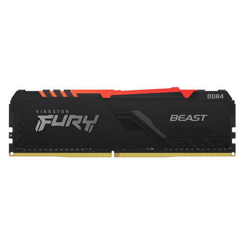 Оперативная память Kingston Fury Beast RGB KF426C16BB1A/16 DDR4 - 16ГБ 2666, DIMM, Ret