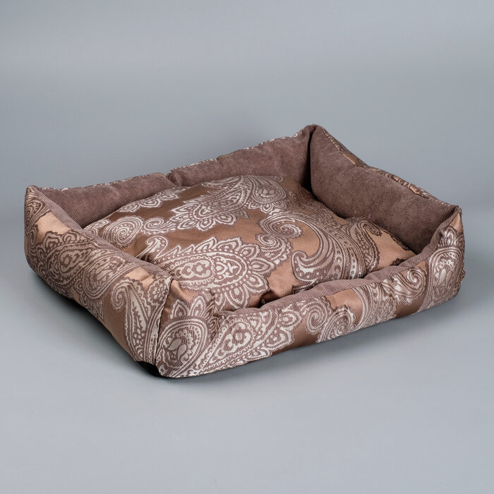 Пижон Лежанка-диван с двусторонней подушкой, 53 х 42 х 11 см, микс цветов - фотография № 9