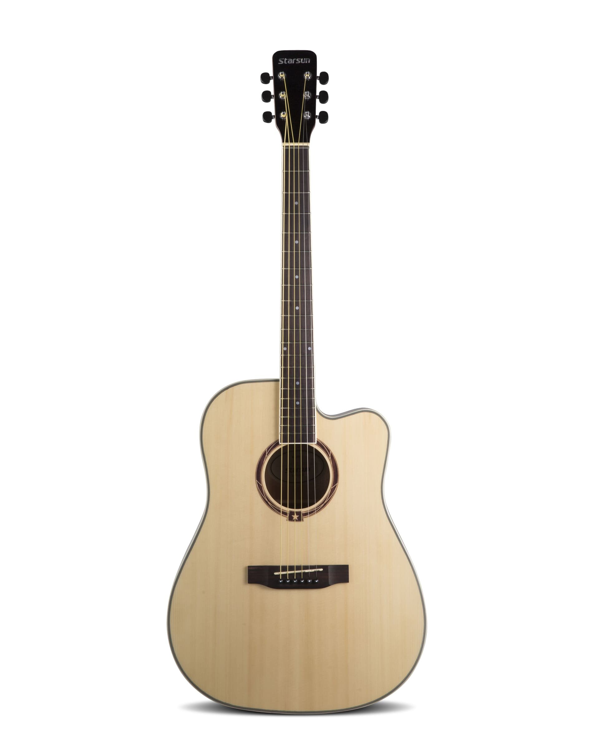 STARSUN DG220c-p Open-Pore акустическая гитара цвет натуральный