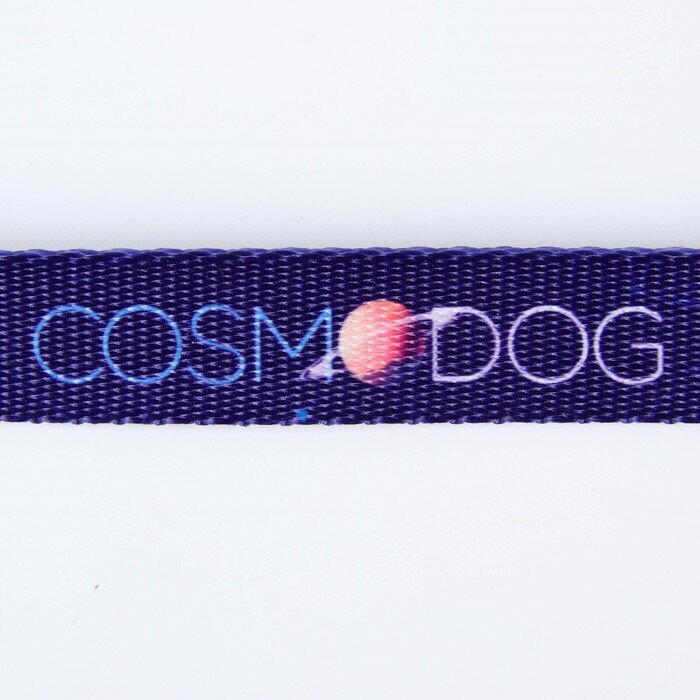 Пушистое счастье Поводок COSMO DOG, 2 см 1,5 м - фотография № 5