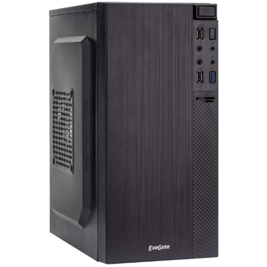 Корпус EXEGATE Minitower BAA-104U, черный (EX277804RUS)