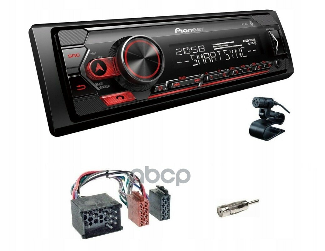 Автомагнитола Pioneer Mvh-S420bt,4x50вт ,Usb,Bt,Mp3,Ipod/Android PIONEER арт. MVHS420BT