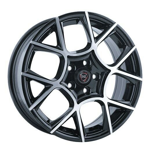 Колесный диск nz f-26 6.5x16/4x100 et36 d60.1 bkf