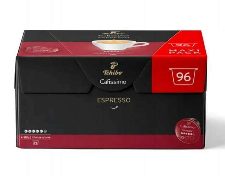 Кофейные капсулы Tchibo Cafissimo Espresso Intense Aroma 96 капсул - фотография № 1