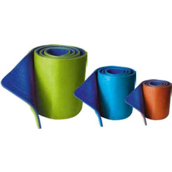 фото Рулонная шина Genia 90х400мм зеленая, алюминиевая лента покрытая пеноматериалом