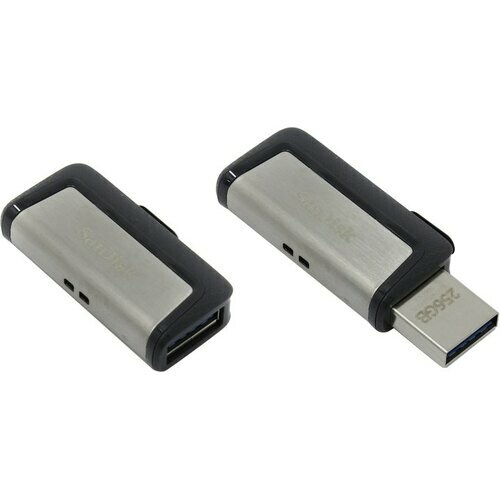 Флешка Sandisk Ultra Dual type C SDDDC2-256G-G46 256 Гб Grey