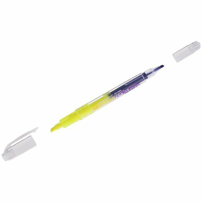 Crown "Multi Hi-Lighter Twin"желтый/фиолетовый 3/2мм H2-1000