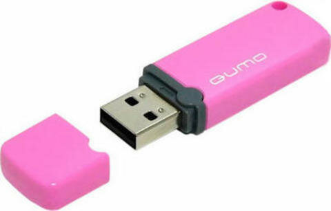 Флешка 16Gb Qumo QM16GUD-OP2-pink .