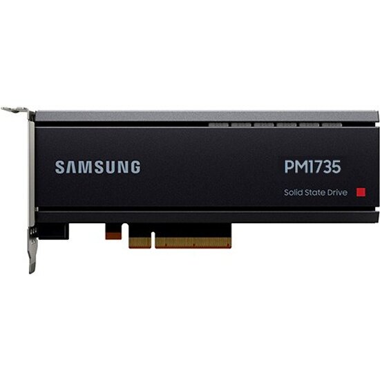 SSD диск SAMSUNG HHHL ( PCIe) PM1735 12.8 Тб PCIe 4.0 x8 (NVMe) 3D TLC (MZPLJ12THALA-00007)