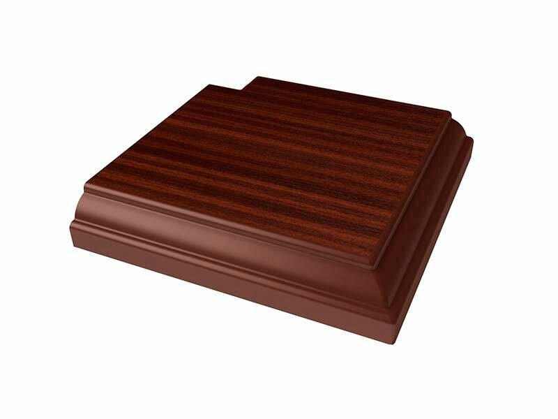 фото Крышка угловая Qunell U-81 махагон (Renolit 2097-013)