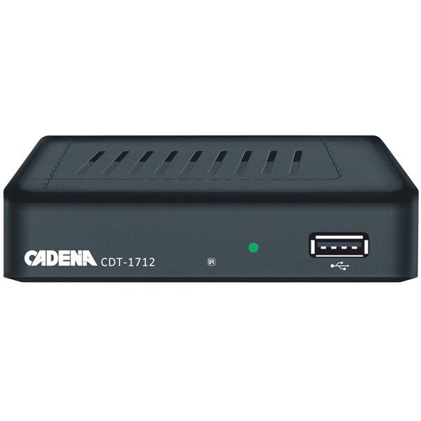 Цифровой эфирный приемник DVB-T2 CADENA CDT-1712