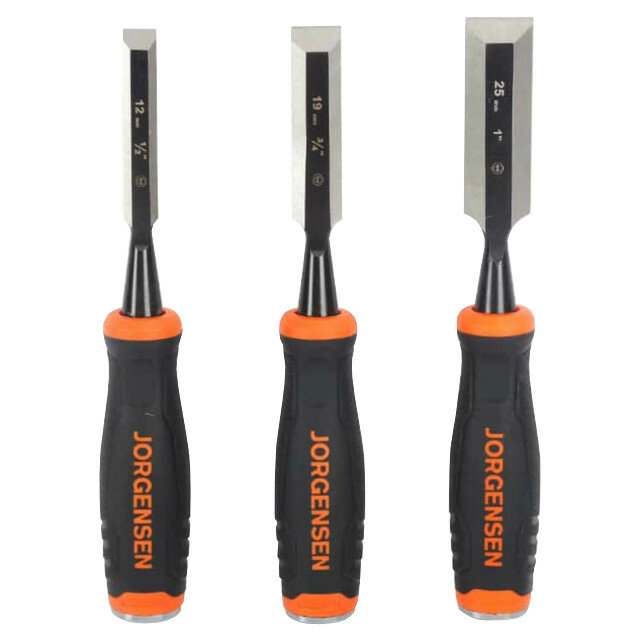 фото набор стамесок PONY JORGENSEN по дереву 3шт